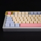 Marshmallow 104+24 XDA profile Keycap PBT Dye-subbed Cherry MX Keycaps Set Mechanical Gaming Keyboard